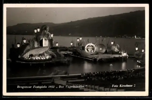 AK Bregenz, Festspiele 1952, Aufführung von Der Vogelhändler