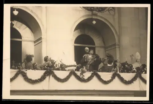Foto-AK Salzburg, Theaterszene aus Jedermann