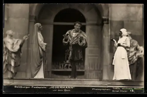 AK Salzburg, Salzburger Festspiele, Jedermann vor dem Dom