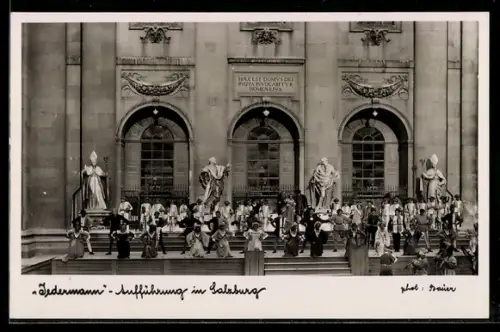 AK Salzburg, Jedermann-Aufführung in Salzburg