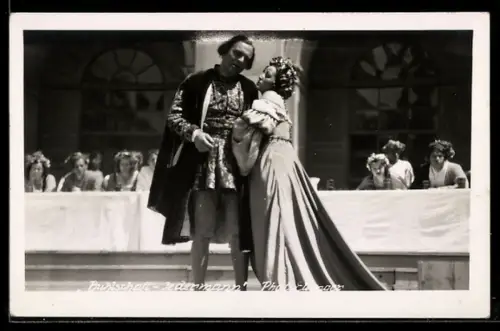 AK Szene aus Jedermann, Buhlschaft Jedermann