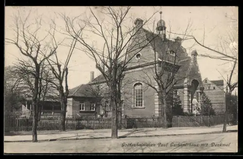 AK Gräfenhainichen, Paul Gerhardt-Haus, Denkmal