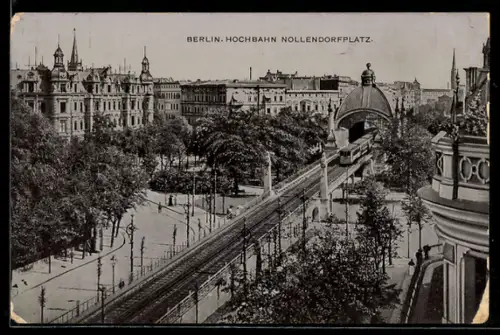 AK Berlin-Schöneberg, Hochbahn Nollendorfplatz