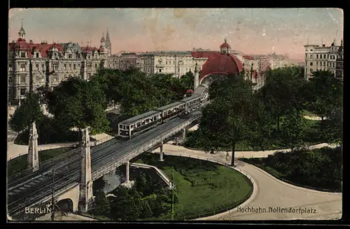 AK Berlin-Schöneberg, Hochbahn Nollendorfplatz
