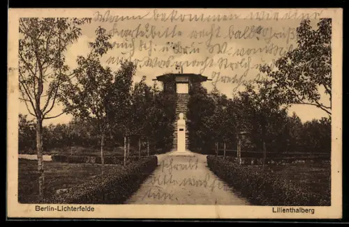 AK Berlin-Lichterfelde, Am Lilienthalberg
