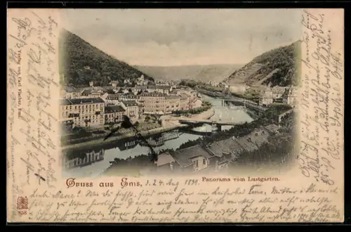 AK Ems, Panorama vom Lustgarten