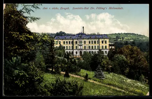 AK Aue i. sächs. Erzgeb., Sanitäts-Rat Dr. Pilling`s Heilanstalt