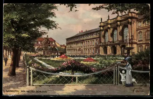 Künstler-AK Raphael Tuck & Sons Nr. 795: Bayreuth, Kgl. neues Schloss