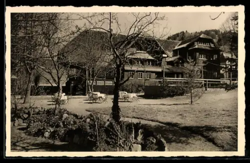 AK Todtmoos /Bad. Hochschwarzwald, Hotel Schwarzwaldhaus der Geschw. Schmidt
