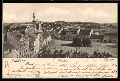 AK Sedlcany, namesti