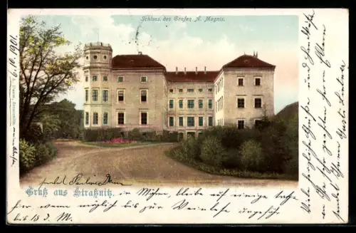 AK Strassnitz, Schloss des Grafen A. Magnis
