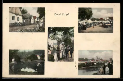 AK Dolní Krupá u Havlíckova Brodu, Ruzné pohledy
