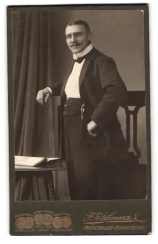 Fotografie F. Schwarz, Marienburg, Portrait des Herrn Wohlert, Ortelsburg