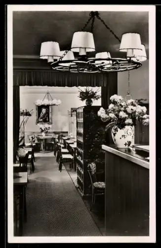 AK Berlin, Gaststätte Weinschänke Geese, Rankestrasse 2, Innenansicht