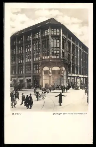 AK Berlin, Modehaus Kersten & Tuteur, Leipziger Ecke Charlottenstrasse