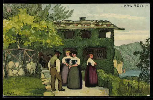 AK Das Rütli, Bundesfeier 1913, Gegen die Tuberkolose