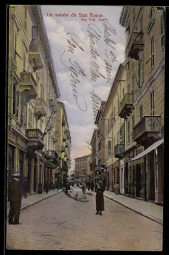 AK San Remo, Via Vittorio Emmanuele