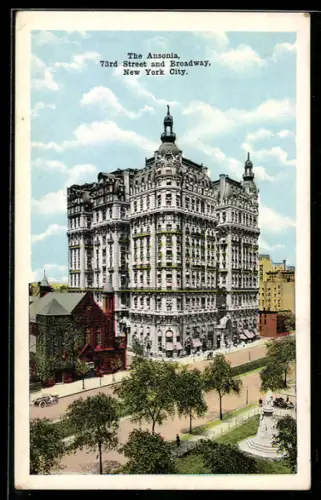 AK New York City, NY, The Ansonia, 73rd Street and Broadway