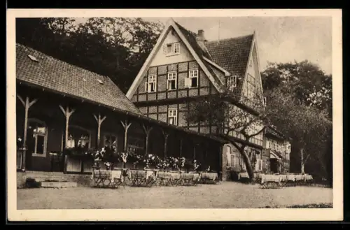 AK Oyler Berg /Nienburg, Pension und Waldwirtschaft Oyler Berg, Inh. H. Strasburg