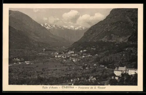 AK Châtillon /Valle d`Aosta, Panorama da S. Vincent