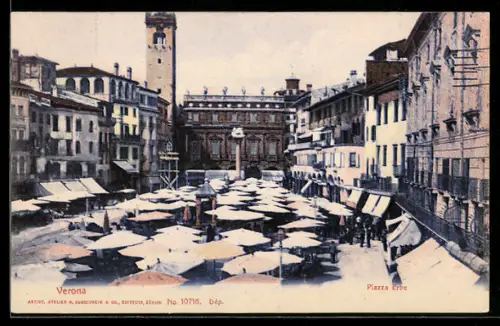AK Verona, Piazza Erbe con Mercato