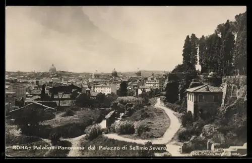 AK Roma, Palatino, Panorama dal Palazzo di Settimio Severo