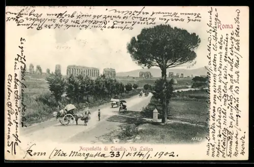AK Roma, Acquedotto di Claudio, Via Latina