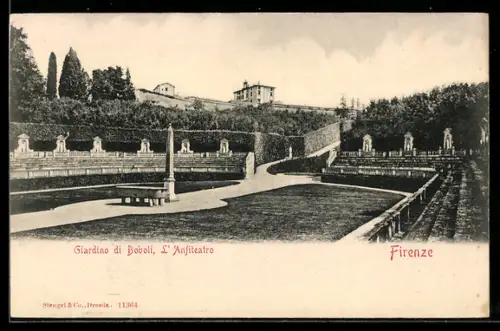 AK Firenze, Giardino di Boboli, L`Anfiteatro