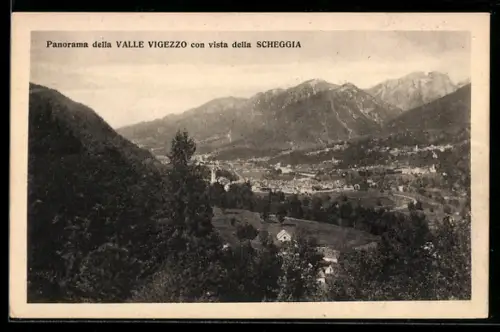 AK Trontano /Val Vigezzo, Panorama con vista della Scheggia e montagne sullo sfondo