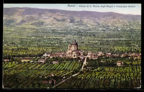 AK Assisi, Chiesa di S. Maria degli Angeli e Campagna Umbra