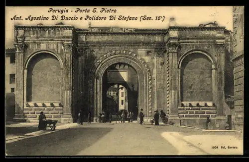 AK Perugia, Porta S. Pietro di Agostino Di Duccio e Polidoro Di Stefano