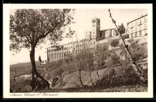 AK Assisi, Chiesa S. Francesco e Sacro Convento visti da nord-est