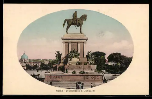 AK Roma, Monumento a Garibaldi