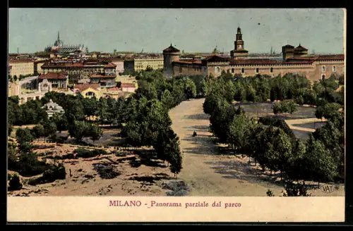 AK Milano, Panorama parziale dal parco