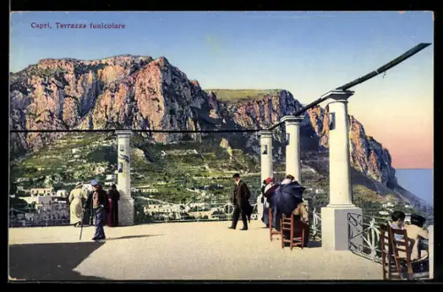 AK Capri, Terrazza funicolare con vista panoramica