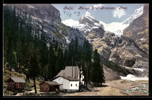 AK Trafoi /Tirol, Heilige Drei Brunnen