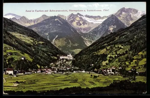 AK Sand in Taufers, Schwarzwandstein, Hornspitzen und Turnerkamm