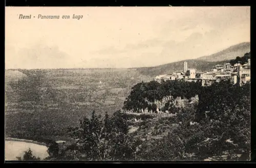 AK Nemi, Panorama con lago