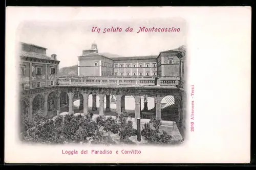 AK Montecassino, Loggia del Paradiso e Convitto