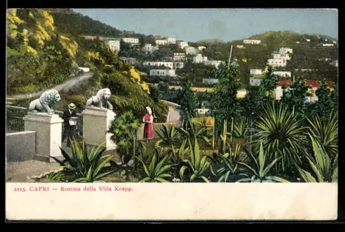 AK Capri, Entrata della Villa Krupp