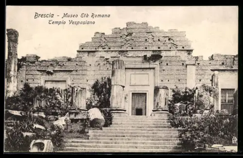 AK Brescia, Museo Età Romana Tempio Vespasiano