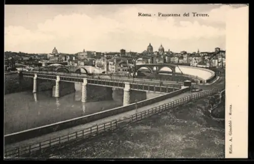 AK Roma, Panorama del Tevere