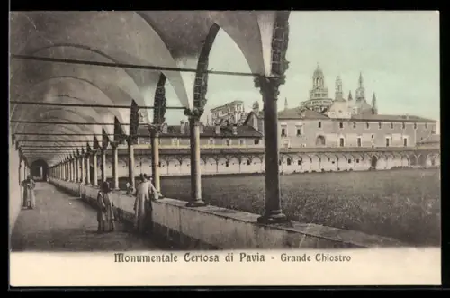 AK Pavia, Monumentale Certosa di Pavia, Grande Chiostro