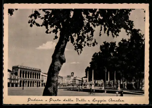 AK Padova, Prato della Valle e Loggia Amulea