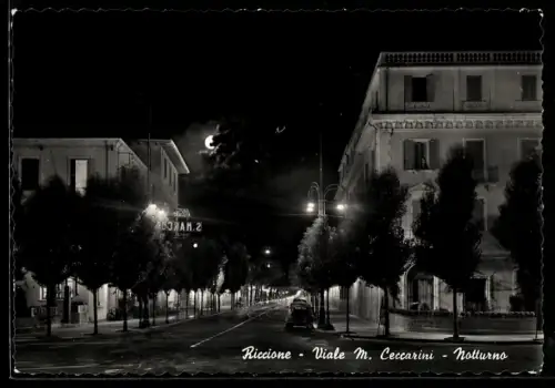 AK Riccione, Viale M. Ceccarini, Notturno