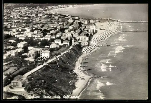 AK Gabicce Mare, Vista aerea della costa e della città