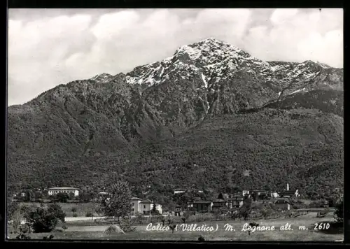 AK Colico /Villatico, Monte Legnone con villaggio in primo piano