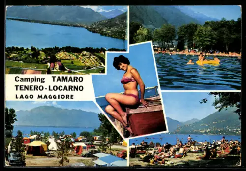AK Locarno, Camping Tamaro con viste panoramiche e attività balneari