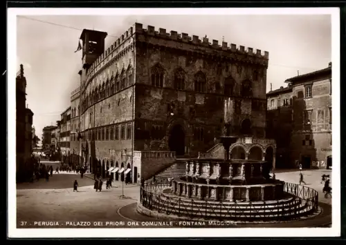 AK Perugia, Palazzo dei Priori ora Comunale, Fontana Maggiore