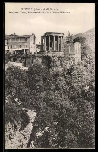 AK Tivoli, Tempio di Vesta, Tempio della Sibilla e Grotta di Nettuno